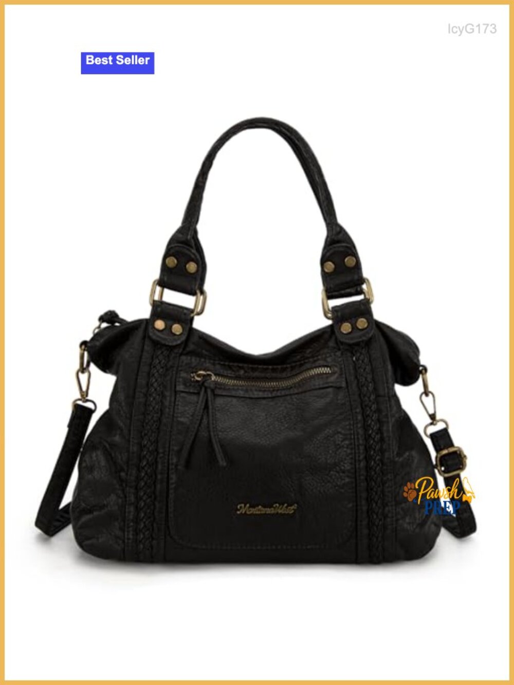 Buttery Soft PU Leather Hobo Handbag Crossbody with Top Handle